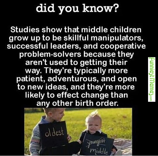 Is Anybody Else A Middle Child Here Agnostic Com
